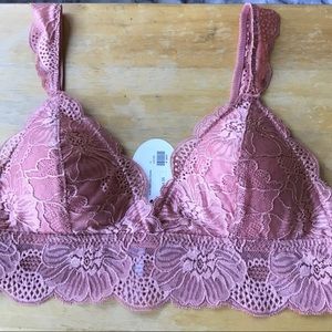 NWT, XL, “Rose Dawn” Lace Bralette